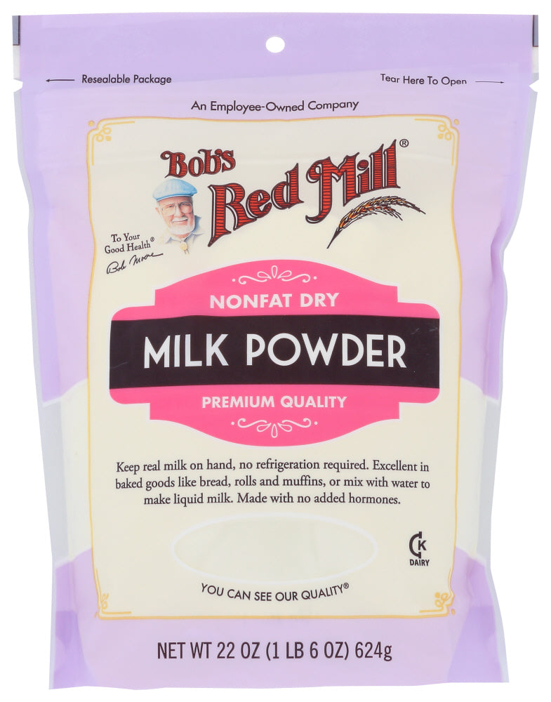 BOB'S RED MILL: Non-Fat Dry Milk Powder, 22 oz - Vending Business Solutions