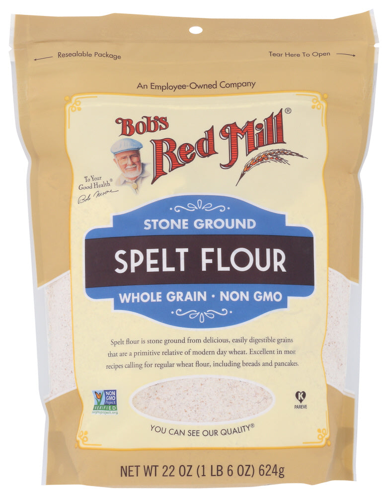 BOB'S RED MILL: Stone Ground Spelt Flour, 22 oz - Vending Business Solutions