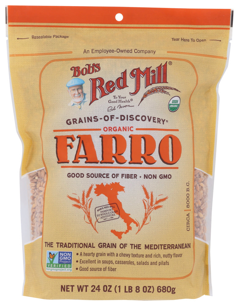 BOB'S RED MILL: Organic Farro, 24 oz - Vending Business Solutions