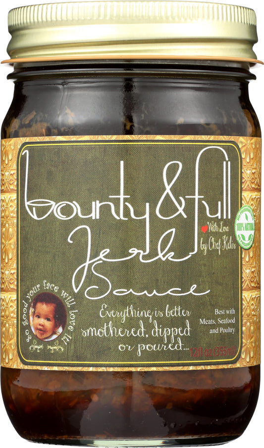BOUNTY & FULL: Jerk Sauce, 12 oz - Vending Business Solutions
