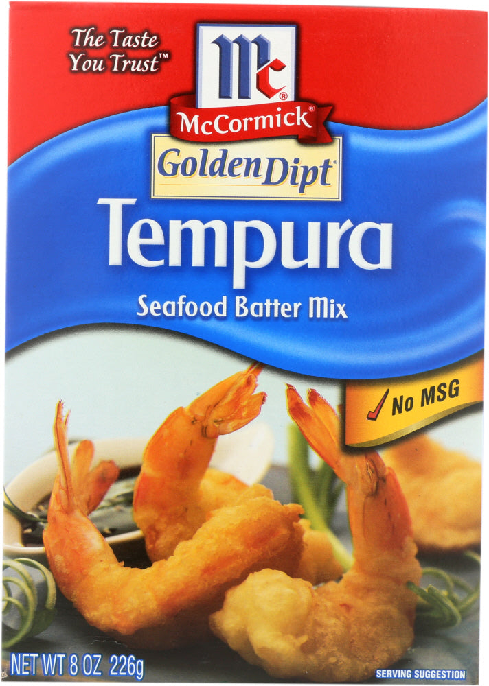 GOLDEN DIPT: Tempura Seafood Batter Mix, 8 oz - Vending Business Solutions