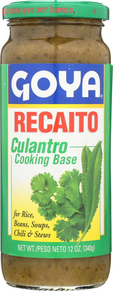 GOYA: Recaito Cilantro Cooking Base, 12 oz - Vending Business Solutions