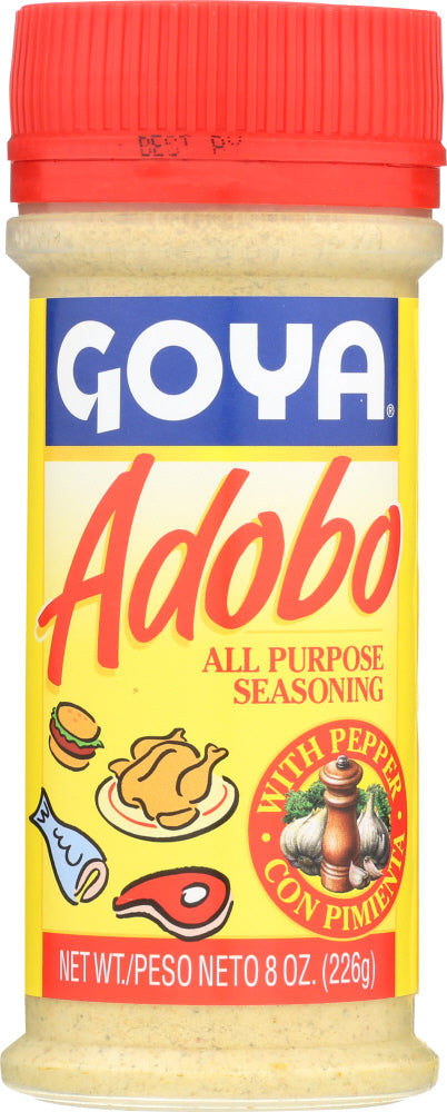 GOYA: Adobo All Purpose Seasoning with Pepper, 8 oz - Vending Business Solutions