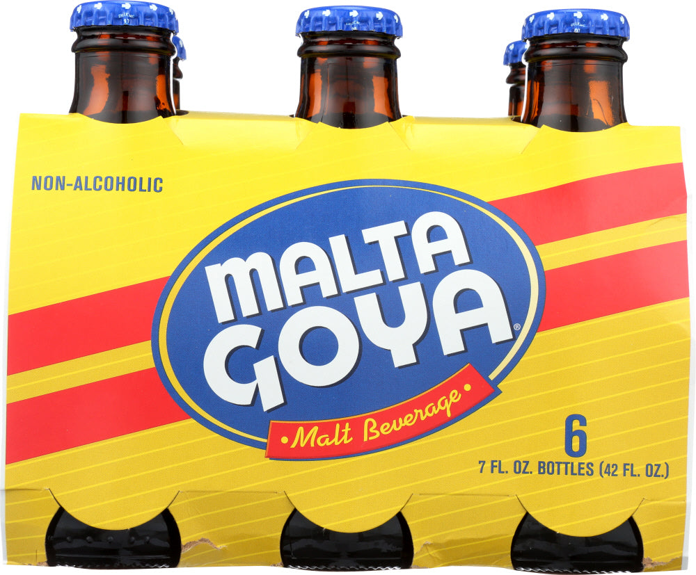 GOYA: Non Alcoholic Malt Beverage 6 Pack, 42 oz - Vending Business Solutions
