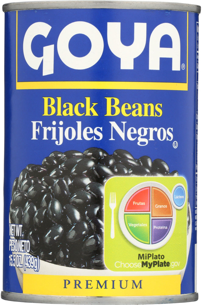 GOYA: Canned Black Beans, 15.5 Oz - Vending Business Solutions