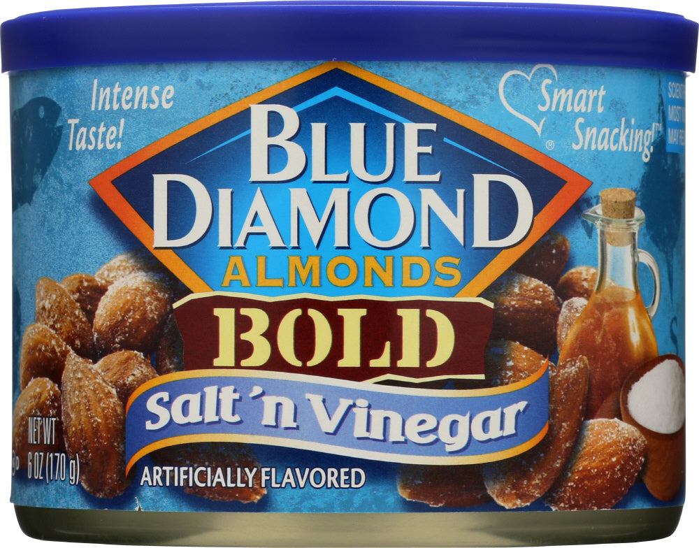 BLUE DIAMOND: Bold Almonds Salt 'n Vinegar, 6 oz - Vending Business Solutions