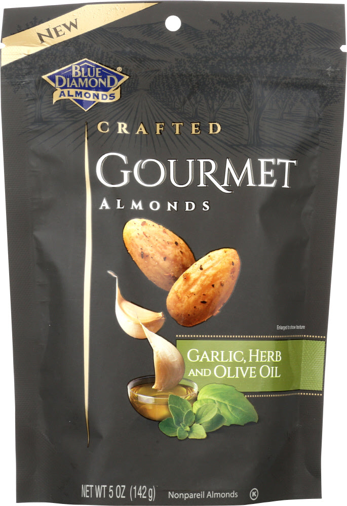 BLUE DIAMOND: Almond Garlic Herb & Olive Oil, 5 oz - Vending Business Solutions
