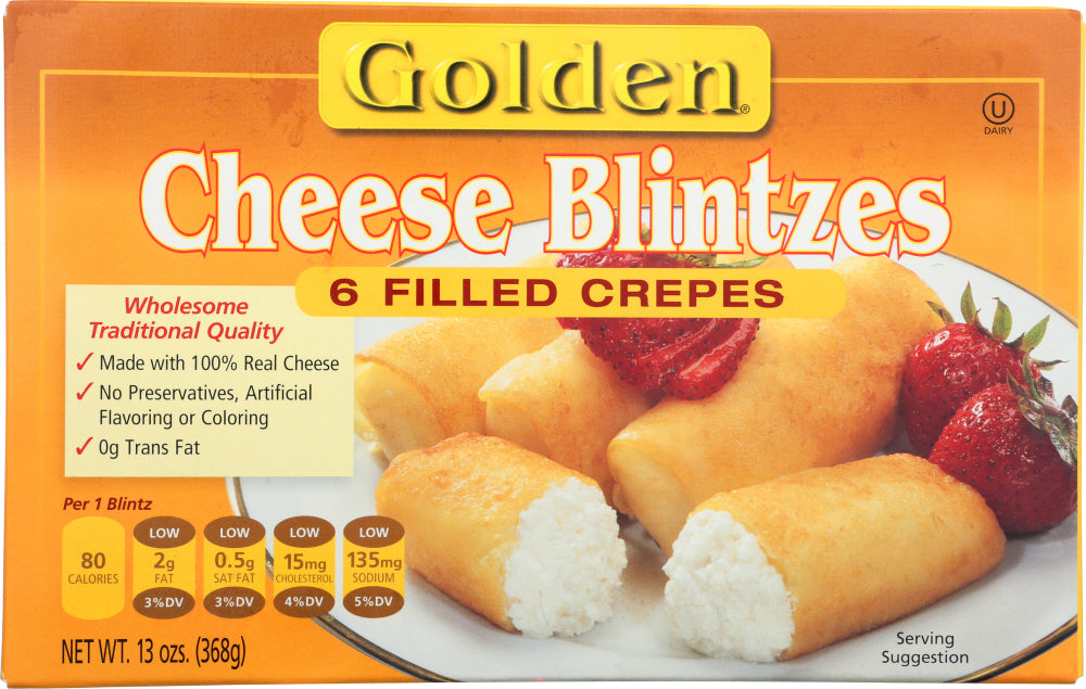 GOLDEN: Cheese Blintzes, 13 oz - Vending Business Solutions