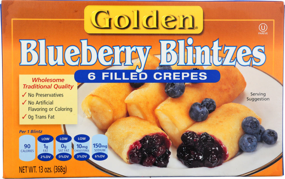 GOLDEN: Blueberry Blintzes, 13 oz - Vending Business Solutions