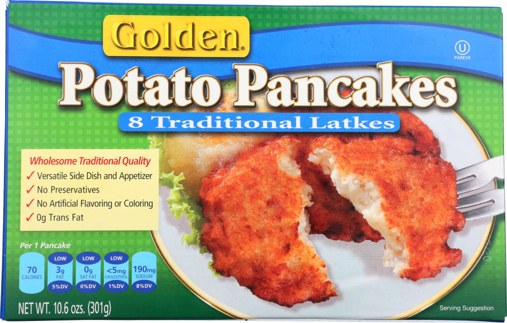 GOLDEN: Potato Pancakes, 10.6 Oz - Vending Business Solutions