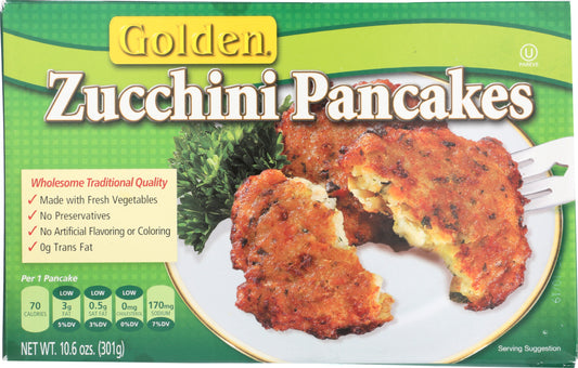 GOLDEN: Zucchini Pancakes 8 Count, 10.6 oz - Vending Business Solutions