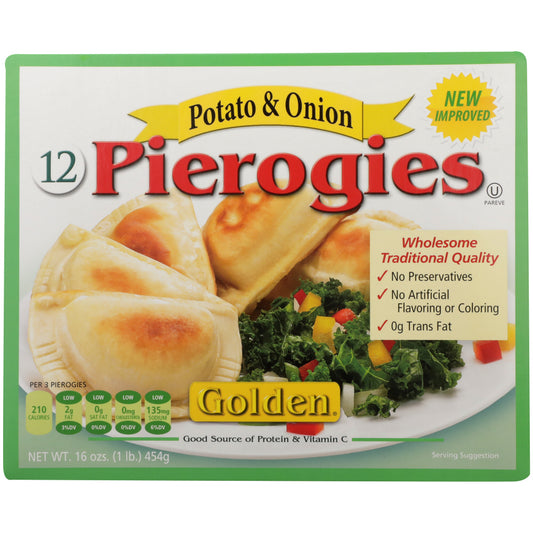 GOLDEN: Potato & Onion Pierogies, 16 oz - Vending Business Solutions