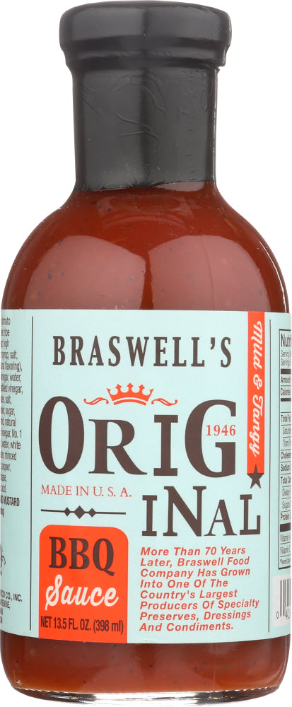 BRASWELL: Sauce BBQ Original, 13.5 oz - Vending Business Solutions