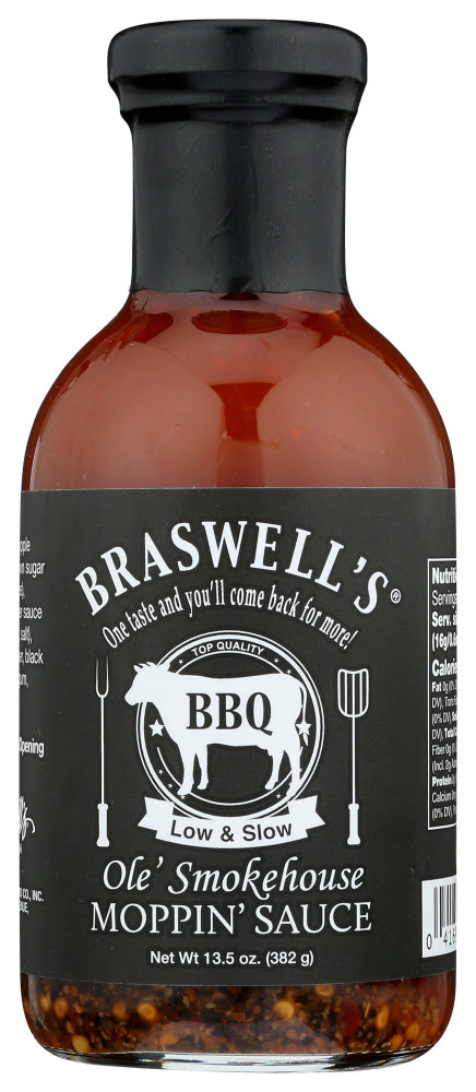 BRASWELL: BBQ Sauce Smokehouse, 12 fo - Vending Business Solutions