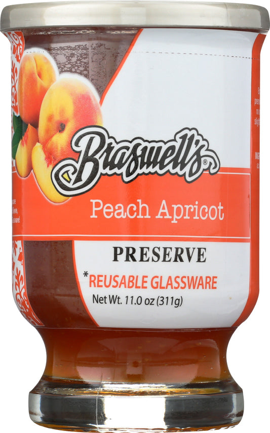 BRASWELL: Preserves Peach Apricot, 11 oz - Vending Business Solutions