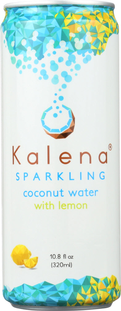 KALENA SPARKLING COCONUT WATER:  Sparkling Lemon Coconut Water, 10.8oz - Vending Business Solutions