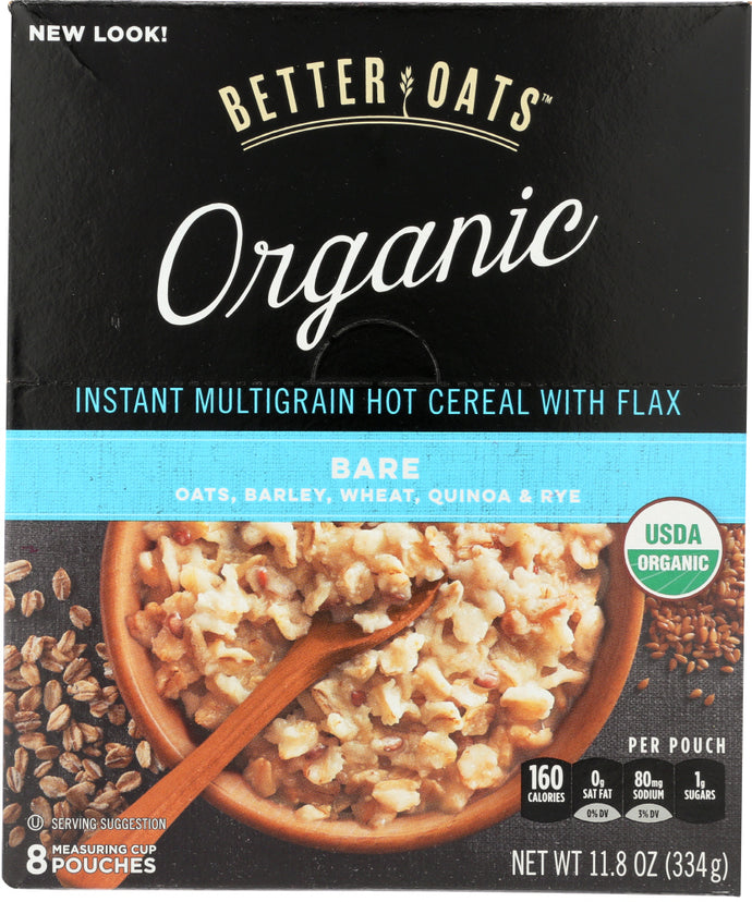 BETTER OATS: Instant Multigrain Hot Cereal with Flax, 11.8 oz - Vending Business Solutions