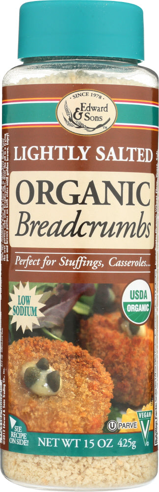 EDWARD & SONS: Bread Crumb Lightly Salted Organic, 15 oz - Vending Business Solutions