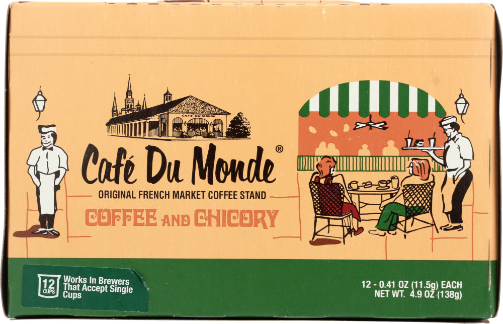 CAFE DU MOND: Coffee Kcup Chicory, (12 pc), 4.9 oz - Vending Business Solutions