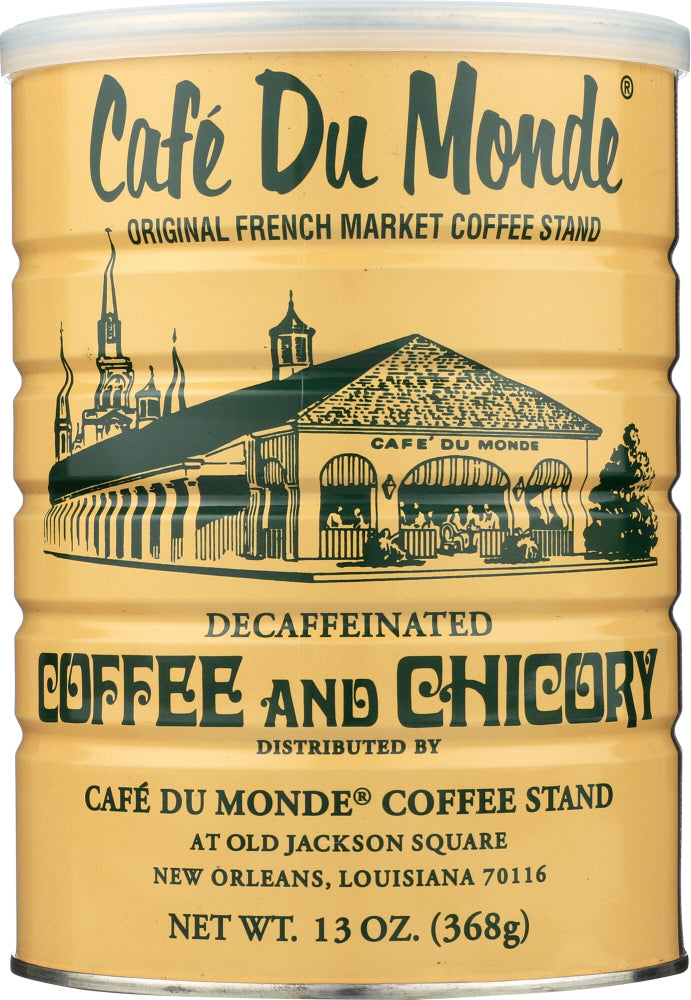 CAFE DU MONDE: Decaffeinated Coffee and Chicory, 13 oz - Vending Business Solutions