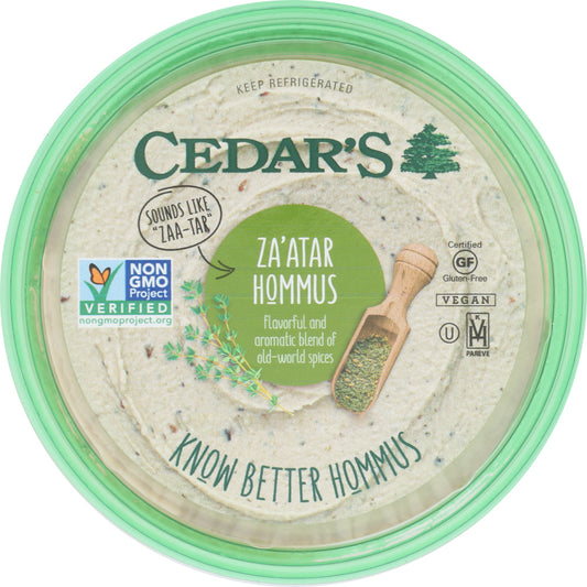 CEDAR'S: Za'atar Hommus, 8 oz - Vending Business Solutions