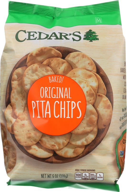CEDARS: Original Pita Chips 6 oz - Vending Business Solutions