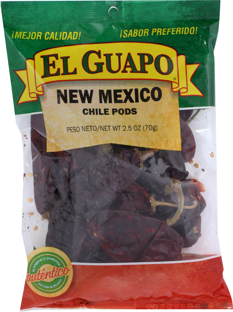 EL GUAPO: Spice New Mexico Chili Pods, 2.5 oz - Vending Business Solutions