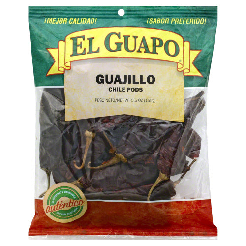 EL GUAPO: Spice Guajillo Chili Pods, 5.5 oz - Vending Business Solutions