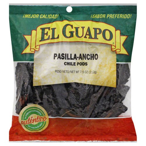 EL GUAPO: Spice Pasilla Ancho Pods, 7.5 oz - Vending Business Solutions