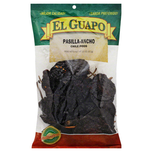 EL GUAPO: Spice Pasilla Ancho Pods, 11 oz - Vending Business Solutions