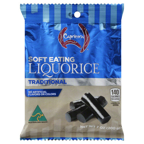 CAPRICORN: Traditional Soft Licorice, 7 oz - Vending Business Solutions