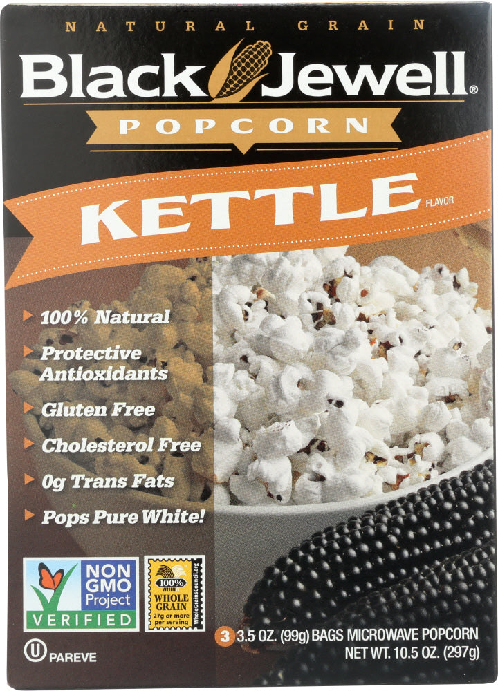 BLACK JEWELL: Kettle Corn Premium Microwave Popcorn 3 bags, 10.5 oz - Vending Business Solutions