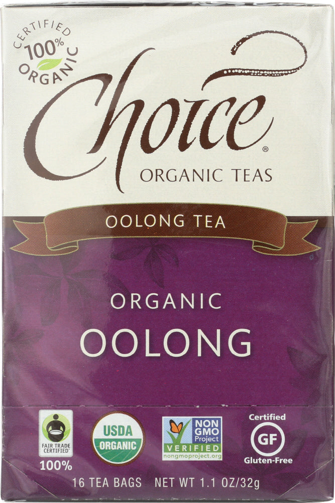 CHOICE ORGANIC TEAS: Oolong Tea 16 Tea Bags, 1.1 oz - Vending Business Solutions