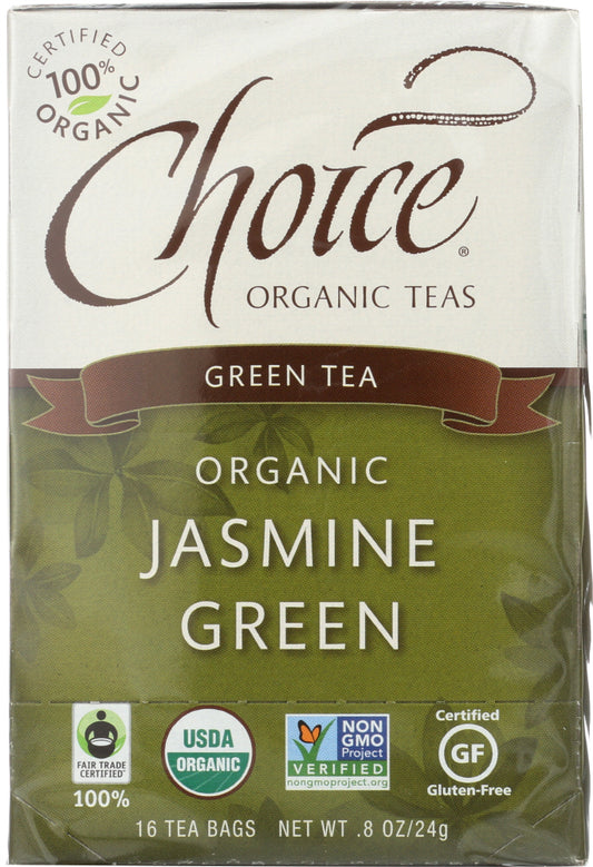 CHOICE TEA: Organic Jasmine Green Tea, 16 bg - Vending Business Solutions