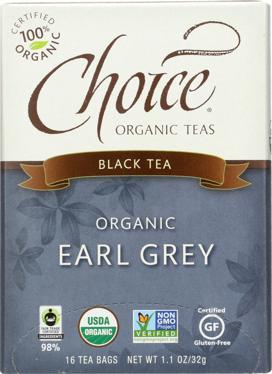 CHOICE TEA: Organic Earl Grey Tea, 16 bg - Vending Business Solutions