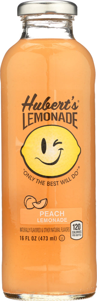 HUBERTS: Lemonade Peach, 16 oz - Vending Business Solutions