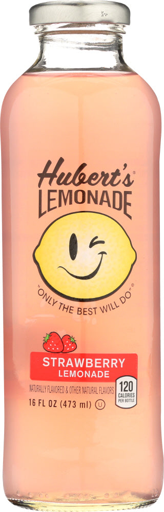 HUBERTS: Lemonade Strawberry, 16 oz - Vending Business Solutions