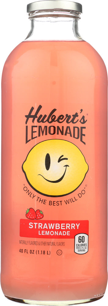 HUBERTS: Lemonade Strawberry, 40 oz - Vending Business Solutions