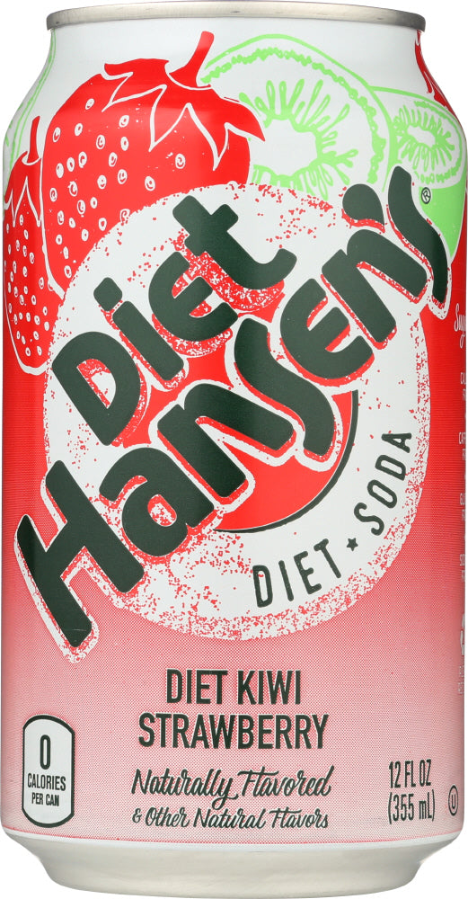 HANSEN: Diet Soda Kiwi Strawberry 6-12oz, 72 oz - Vending Business Solutions