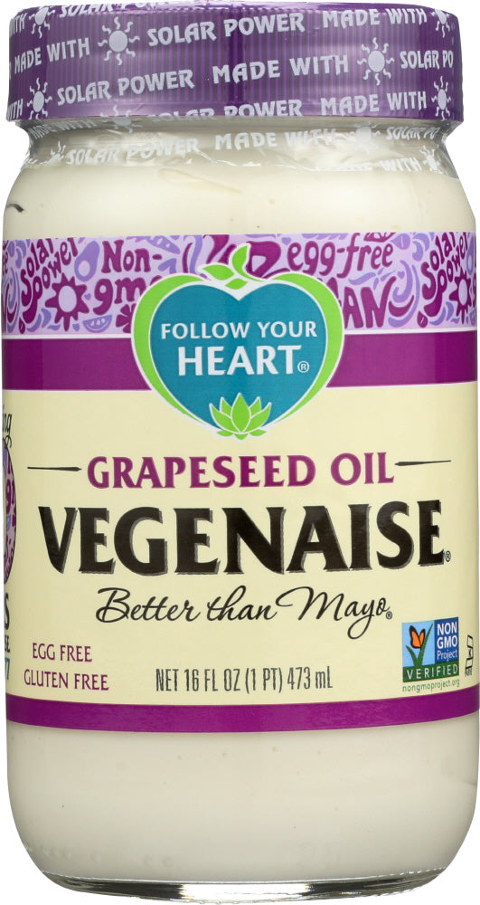 FOLLOW YOUR HEART: Grapeseed Oil Vegenaise, 16 oz - Vending Business Solutions