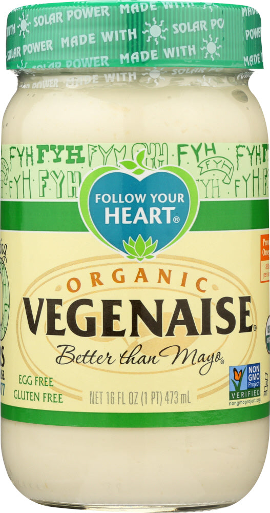 FOLLOW YOUR HEART: Organic Vegenaise, 16 oz - Vending Business Solutions