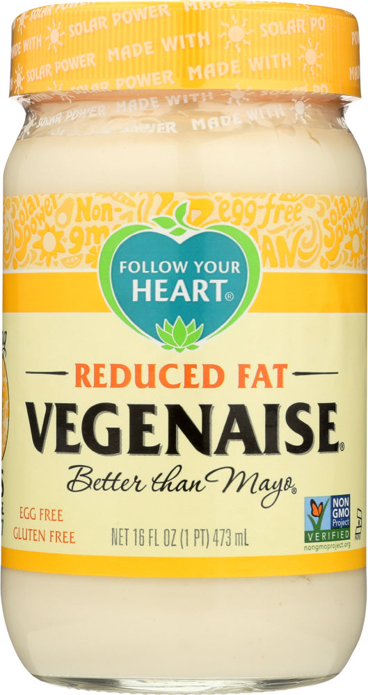 FOLLOW YOUR HEART: Reduced Fat Vegenaise, 16 oz - Vending Business Solutions