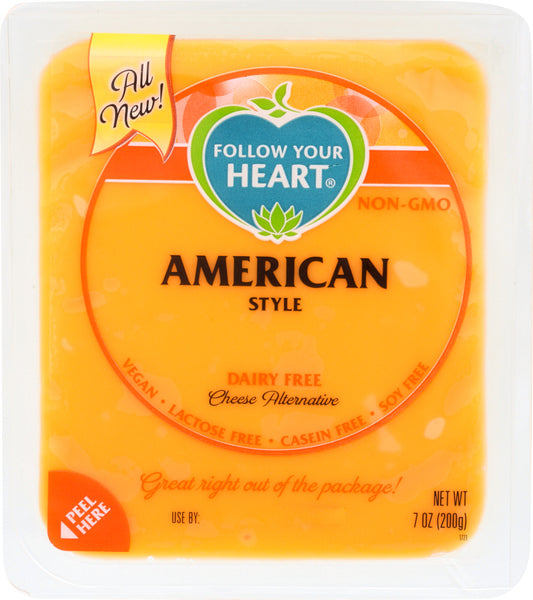 FOLLOW YOUR HEART: American Style Cheese Alternative, 7 oz - Vending Business Solutions