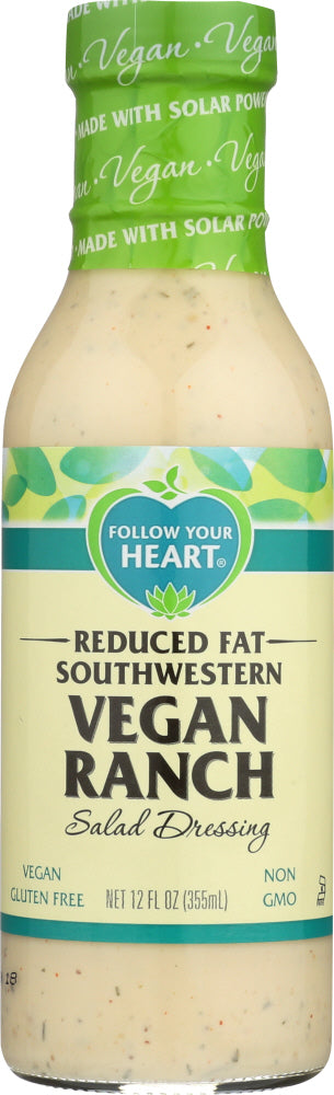FOLLOW YOUR HEART: Reduced Fat Southwestern Vegan Ranch, 12 oz - Vending Business Solutions