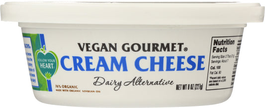 FOLLOW YOUR HEART: Organic Vegan Gourmet Cream Cheese, 8 oz - Vending Business Solutions