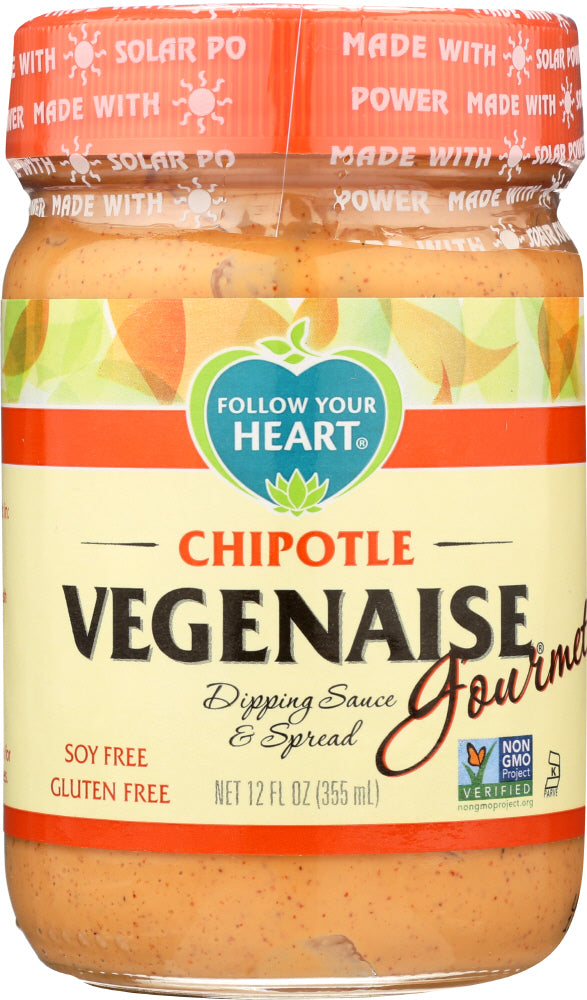 FOLLOW YOUR HEART: Gourmet Chipotle Vegenaise, 12 oz - Vending Business Solutions