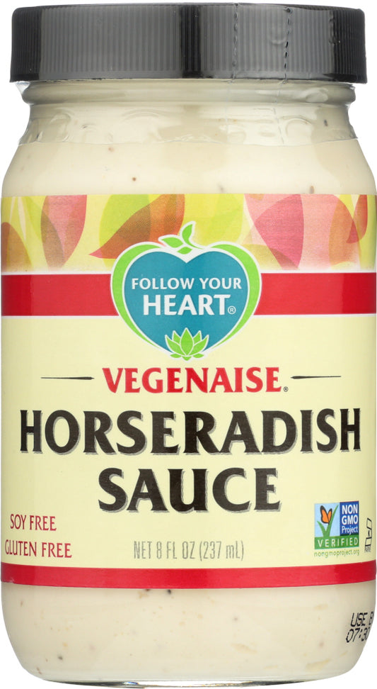 FOLLOW YOUR HEART: Vegenaise Horseradish Sauce, 8 oz - Vending Business Solutions