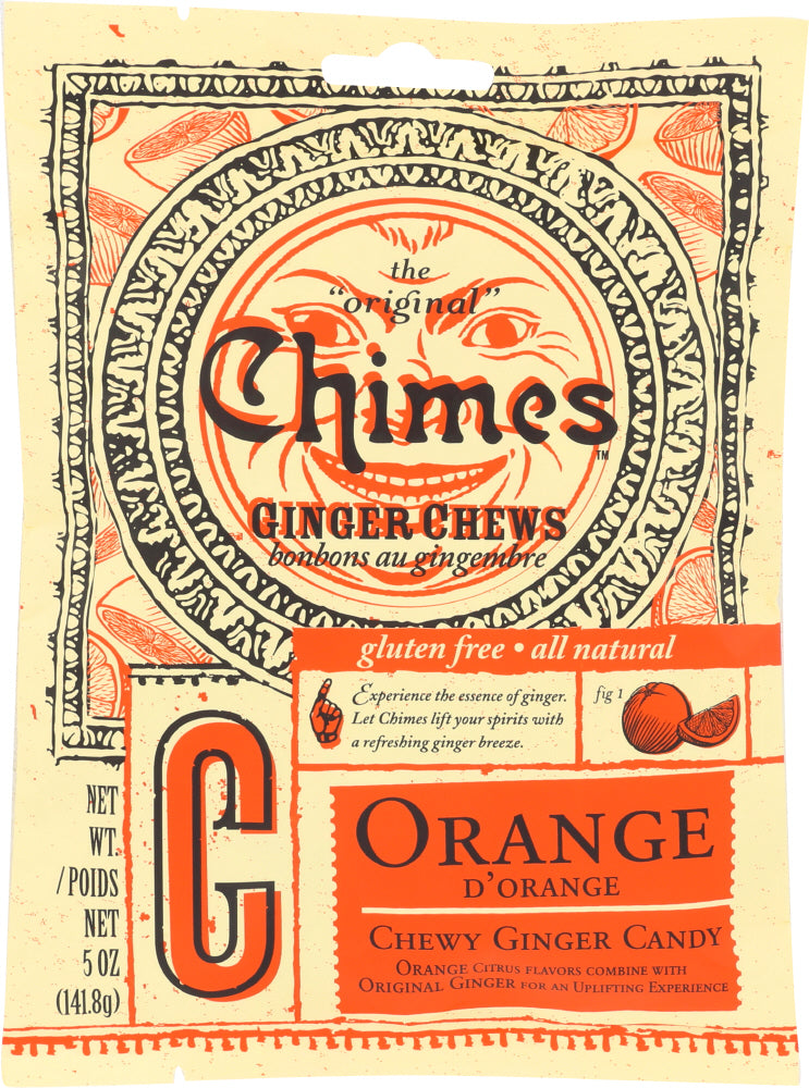 CHIMES: Orange Ginger Chews Bag, 5 oz - Vending Business Solutions