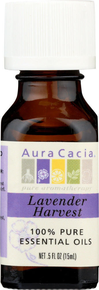 AURA CACIA: 100% Pure Essential Oil Lavender Harvest, 0.5 oz - Vending Business Solutions