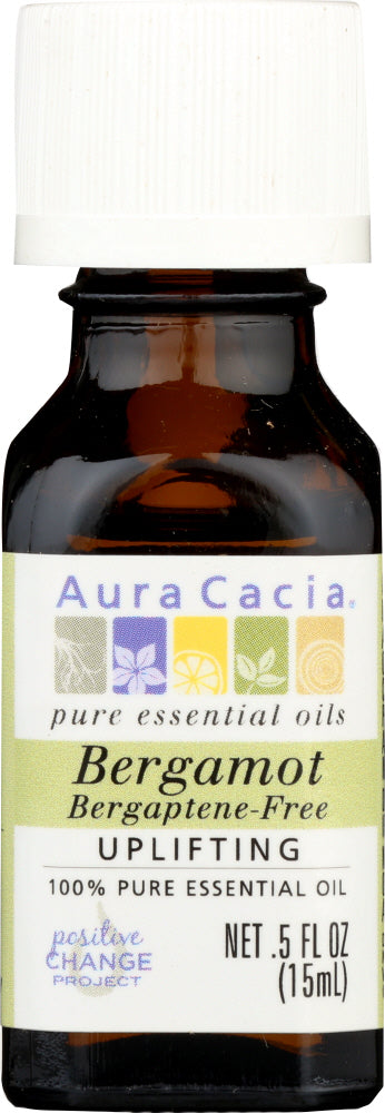 AURA CACIA: 100% Pure Essential Oil Bergamot, 0.5 Oz - Vending Business Solutions